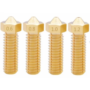 E3D Volcano Bronz Fúvóka 1,75mm furattal M6 menettel