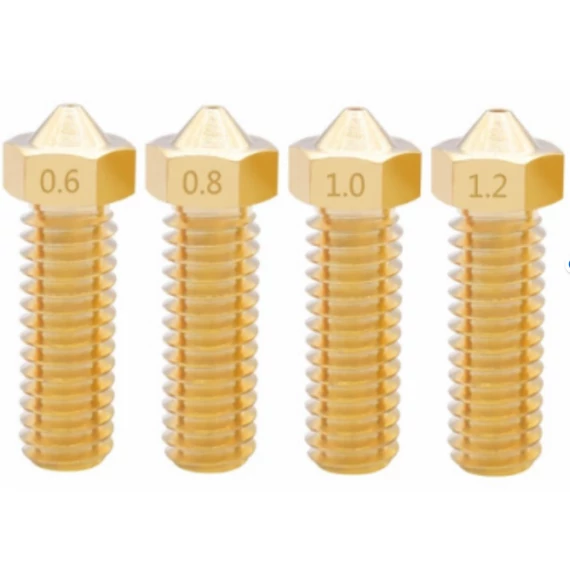 E3D Volcano Bronz Fúvóka 1,75mm furattal M6 menettel