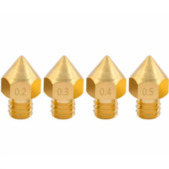 MK8 Bronz fúvóka 1,75 furattal, M6 15,5x7mm menettel