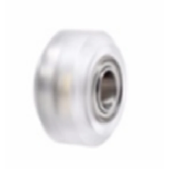 Csapágyas görgő 10mm átmérővel (fehér polikarbonát)
