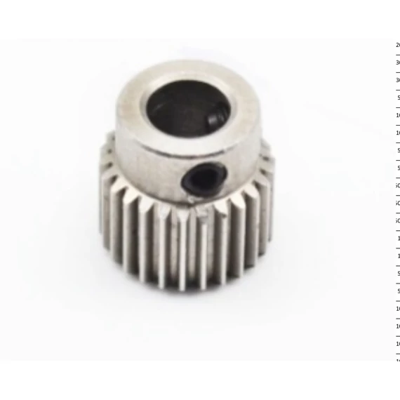 Rozsdamentes Acél extrúder fogaskerék 26 fogas