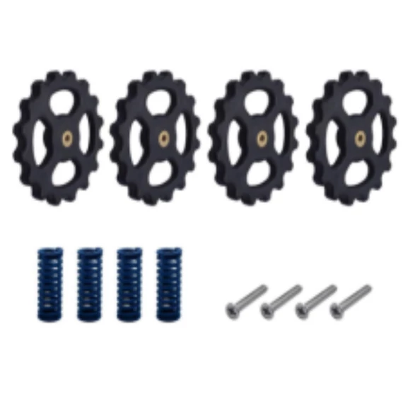 Ender 3, CR10 Ágyszintező Készlet (kék rugóval)