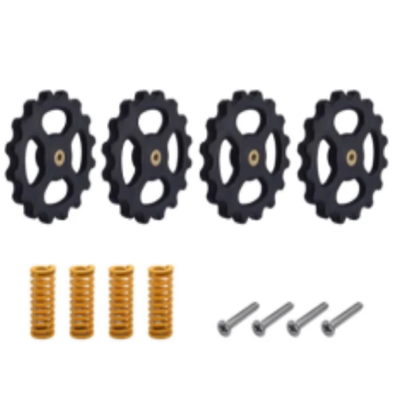 Ender 3, CR10 Ágyszintező Készlet (sárga rugóval)